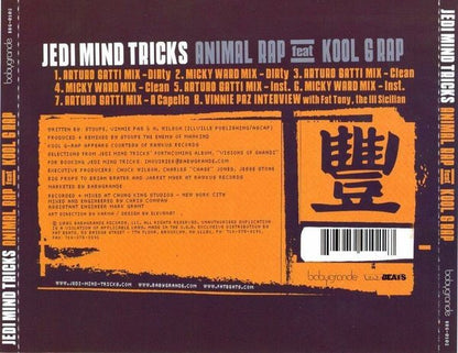 Jedi Mind Tricks Feat Kool G Rap : Animal Rap (CD, Maxi)
