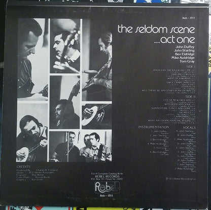 The Seldom Scene : Act 1 (LP, Album, RP)
