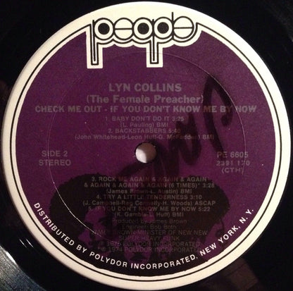 Lyn Collins : Check Me Out If You Don't Know Me By Now (LP, Album, Ter)