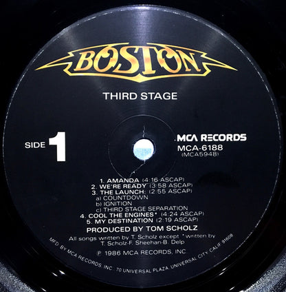 Boston : Third Stage (LP, Album, Glo)