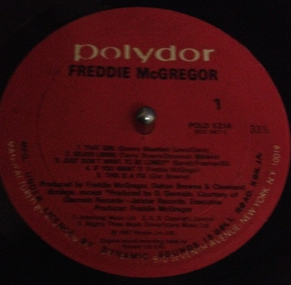 Freddie McGregor : Freddie McGregor (LP, Album)