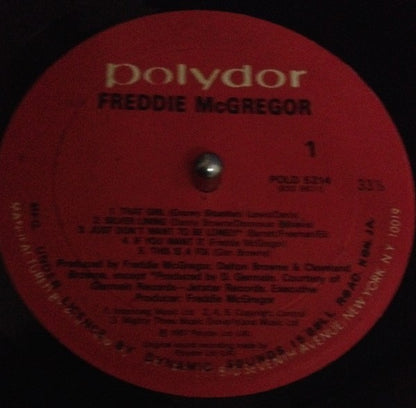 Freddie McGregor : Freddie McGregor (LP, Album)