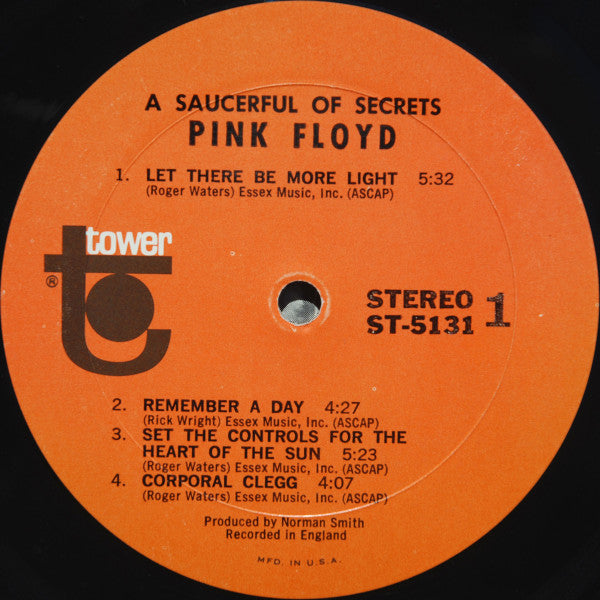 Pink Floyd : A Saucerful Of Secrets (LP, Album)