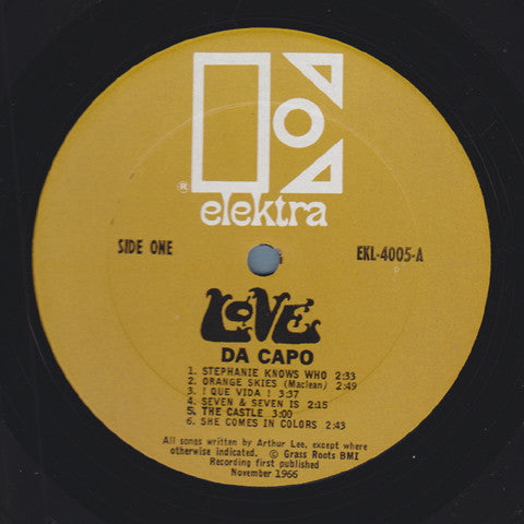 Love : Da Capo (LP, Album, Mono, Pit)