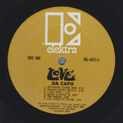 Love : Da Capo (LP, Album, Mono, Pit)