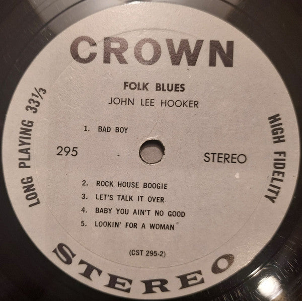 John Lee Hooker : Folk Blues (LP, Comp)