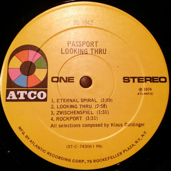 Passport (2) : Looking Thru (LP, Album, PR)