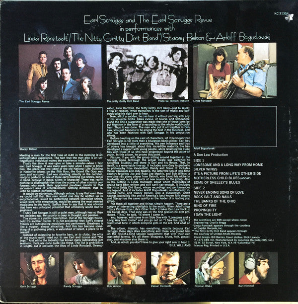 Earl Scruggs And The Earl Scruggs Revue : I Saw The Light With Some Help From My Friends (LP, Album)