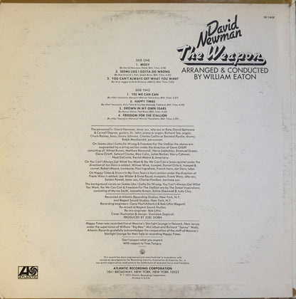 David "Fathead" Newman : The Weapon (LP, Album, PR)