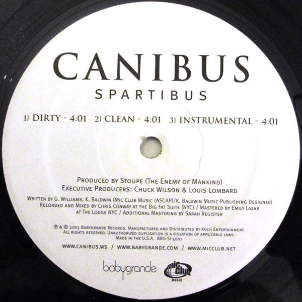 Canibus : Spartibus (12")