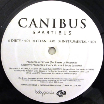 Canibus : Spartibus (12")