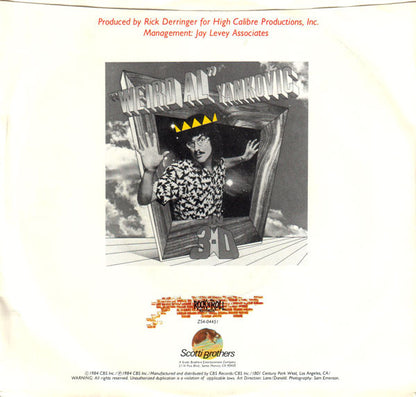 "Weird Al" Yankovic : King Of Suede (7", Single, Styrene, Pit)