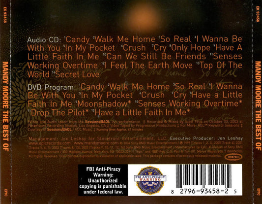 Mandy Moore : The Best Of Mandy Moore (CD, Comp + DVD)