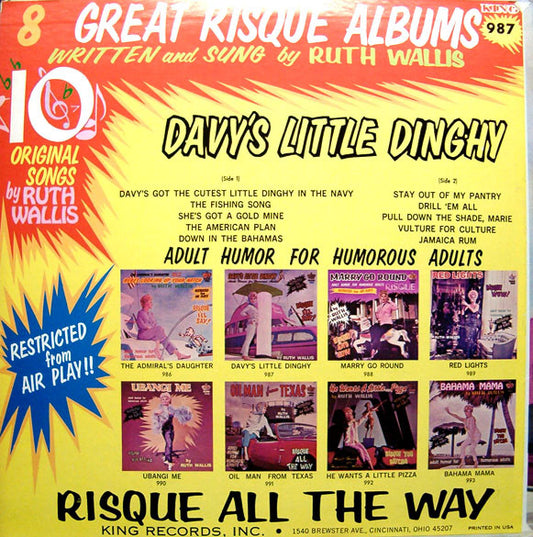 Ruth Wallis : Davy's Little Dinghy (LP)