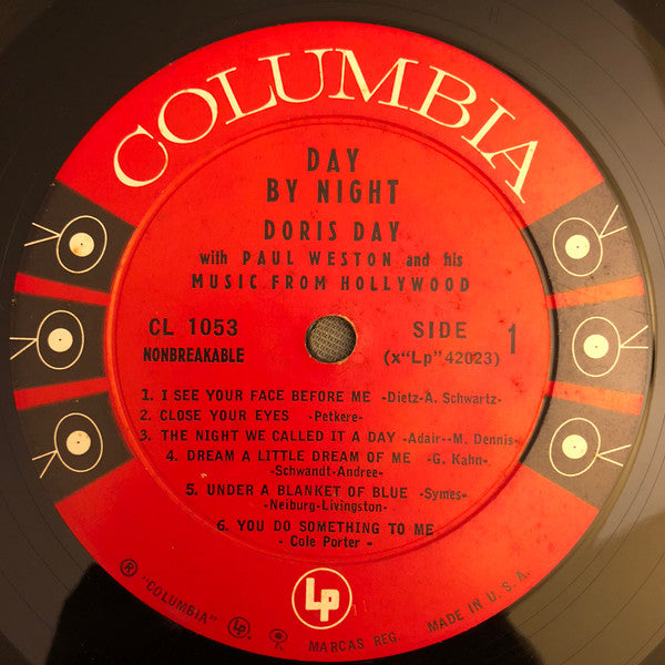 Doris Day With Paul Weston And His Music From Hollywood : Day By Night (LP, Album, Mono)