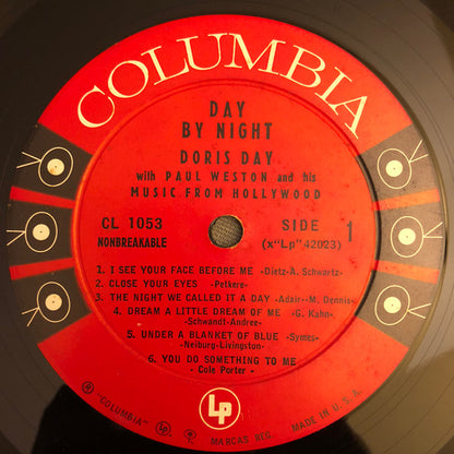Doris Day With Paul Weston And His Music From Hollywood : Day By Night (LP, Album, Mono)