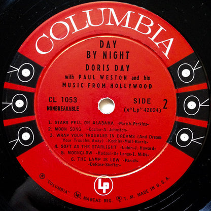 Doris Day With Paul Weston And His Music From Hollywood : Day By Night (LP, Album, Mono)