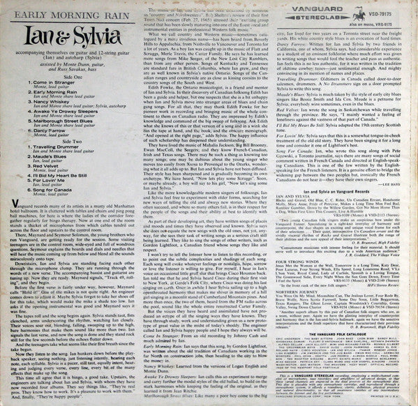 Ian & Sylvia : Early Morning Rain (LP, Album)