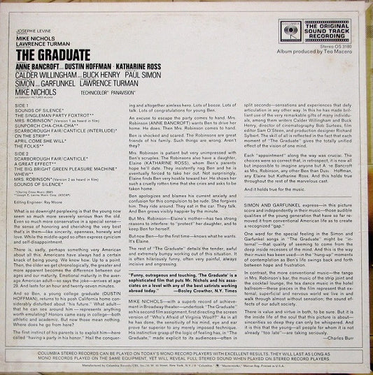 Simon & Garfunkel, David Grusin* : The Graduate (Original Sound Track Recording) (LP, Album, Pit)