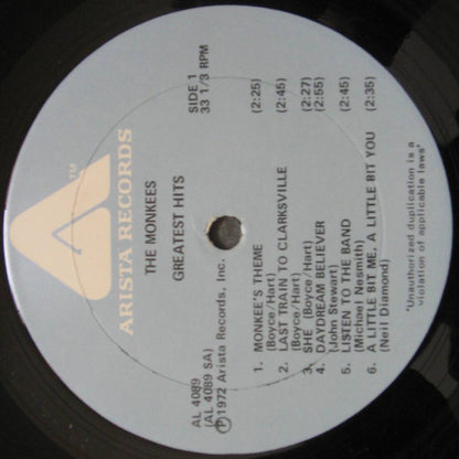 The Monkees : Greatest Hits (LP, Comp, Pla)