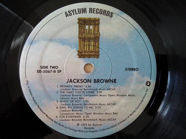 Jackson Browne : For Everyman (LP, Album, RE, SP )