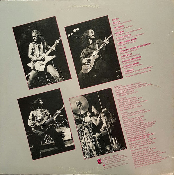 Blackfoot (3) : Tomcattin' (LP, Album, Mon)