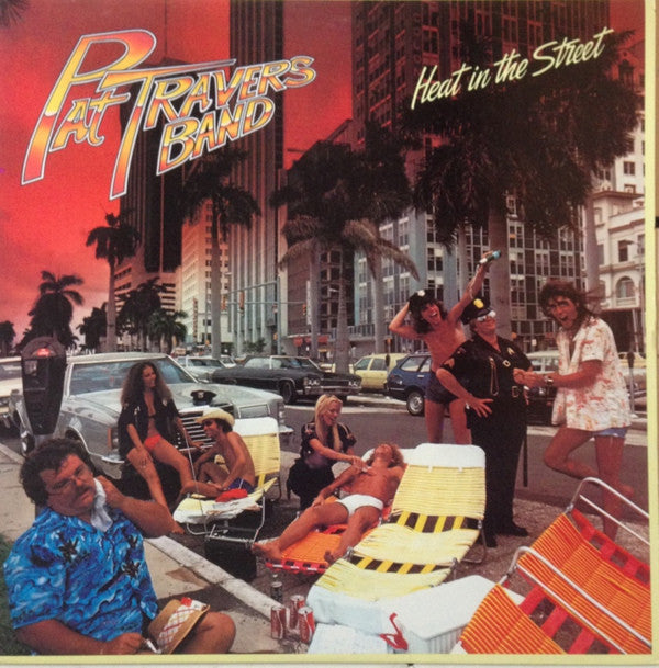 Pat Travers Band : Heat In The Street (LP, Album, Mon)