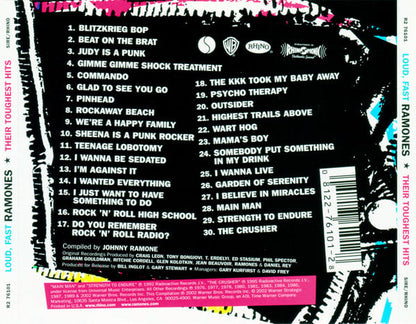 Ramones : Loud, Fast Ramones: Their Toughest Hits (CD, Comp, RM)