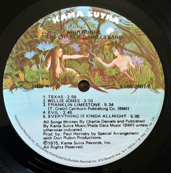 The Charlie Daniels Band : Nightrider (LP, Album, Gol)