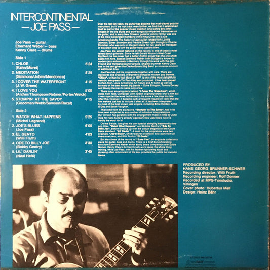 Joe Pass : Intercontinental (LP, Album)