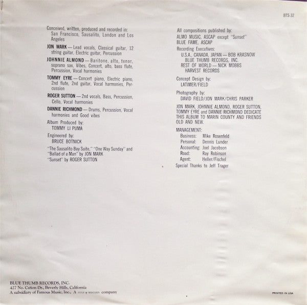 Mark-Almond : Mark-Almond II (LP, Album, Pit)