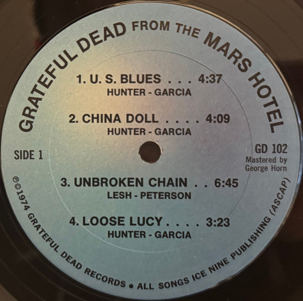 Grateful Dead* : From The Mars Hotel (LP, Album, San)