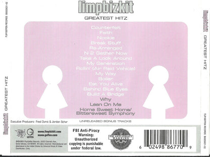 Limpbizkit* : Greatest Hitz (CD, Comp)