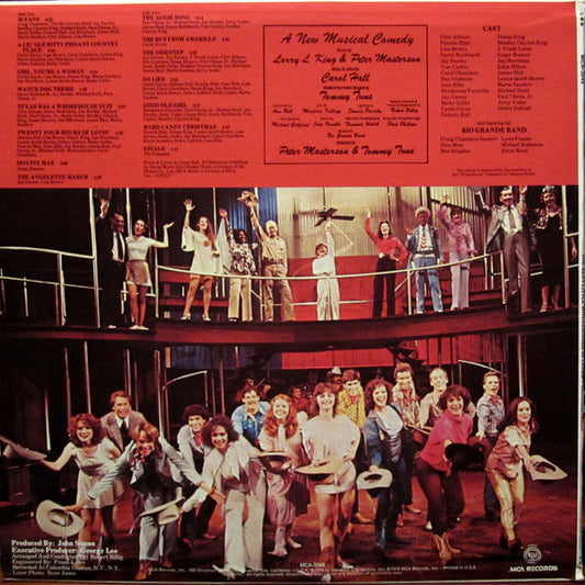 Original Cast*, Carol Hall (4) : The Best Little Whorehouse In Texas (LP, Album, RE)