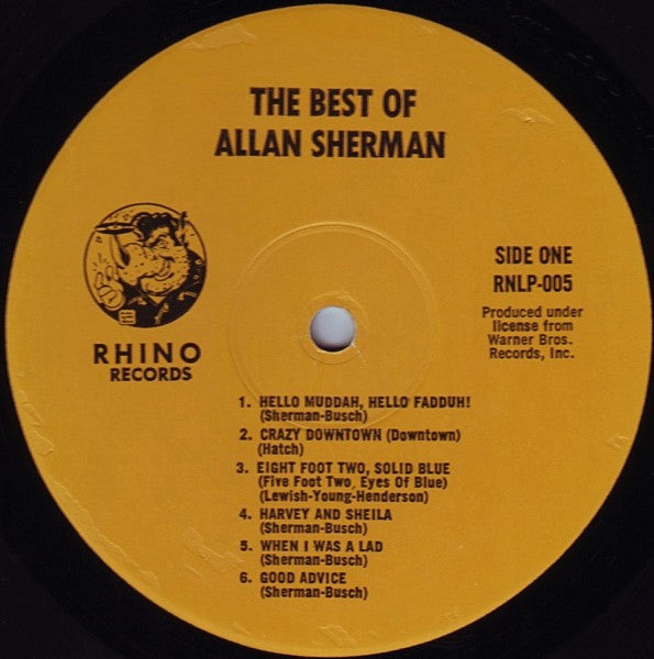 Allan Sherman : The Best Of Allan Sherman (LP, Comp)