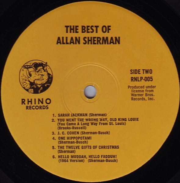 Allan Sherman : The Best Of Allan Sherman (LP, Comp)