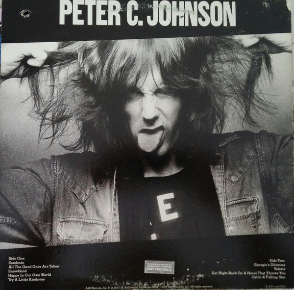 Peter C. Johnson : Peter C. Johnson (LP, Album, Promo)