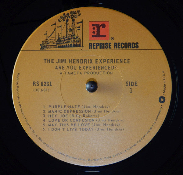 The Jimi Hendrix Experience : Are You Experienced? (LP, Album, RE, Win)