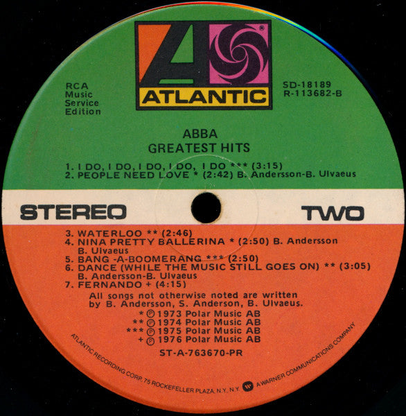 ABBA : Greatest Hits (LP, Comp, Club, Gat)