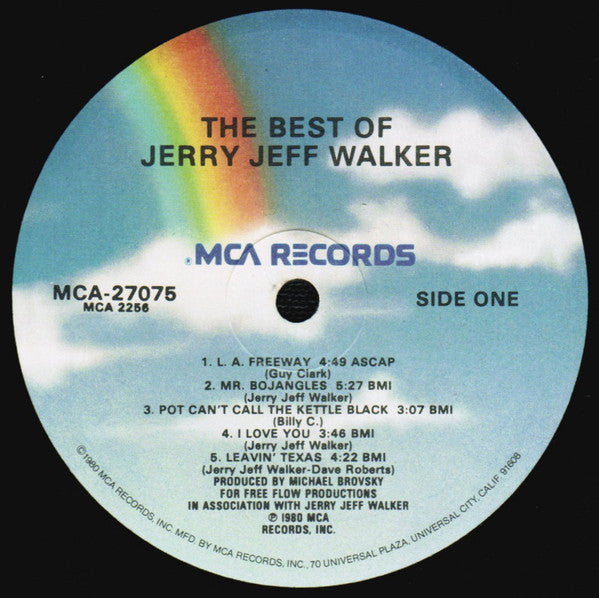 Jerry Jeff Walker : The Best Of Jerry Jeff Walker (LP, Comp, RP)