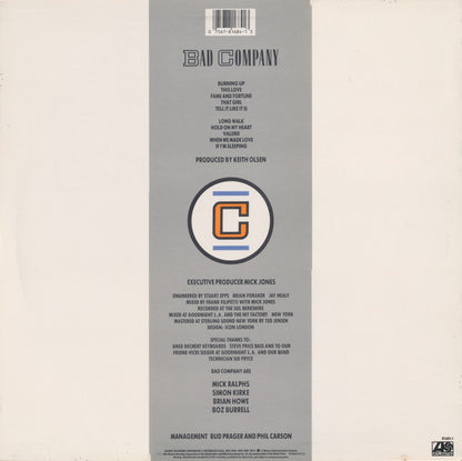 Bad Company (3) : Fame And Fortune (LP, Album, SP )