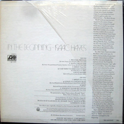 Isaac Hayes : In The Beginning (LP, Album, Club)