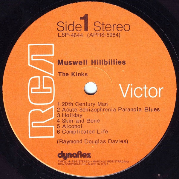The Kinks : Muswell Hillbillies (LP, Album, Hol)