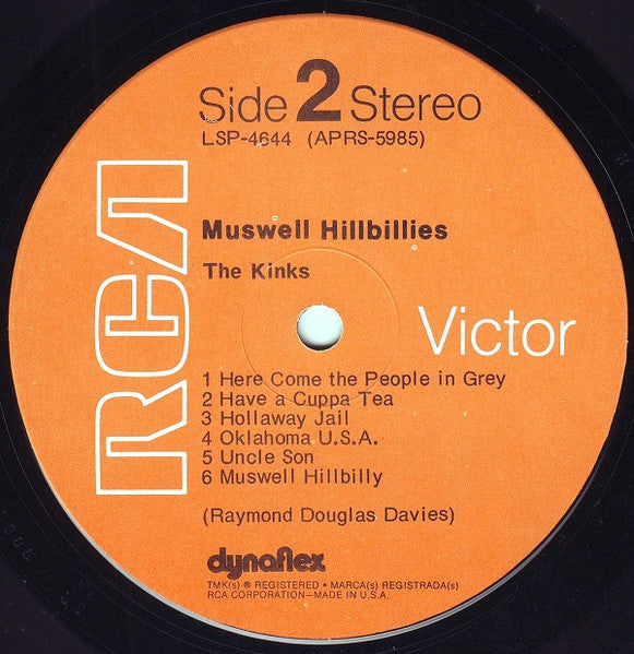 The Kinks : Muswell Hillbillies (LP, Album, Hol)