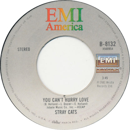 Stray Cats : Rock This Town (7", Single, Win)