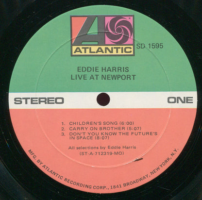 Eddie Harris : Live At Newport (LP, Album, MO)