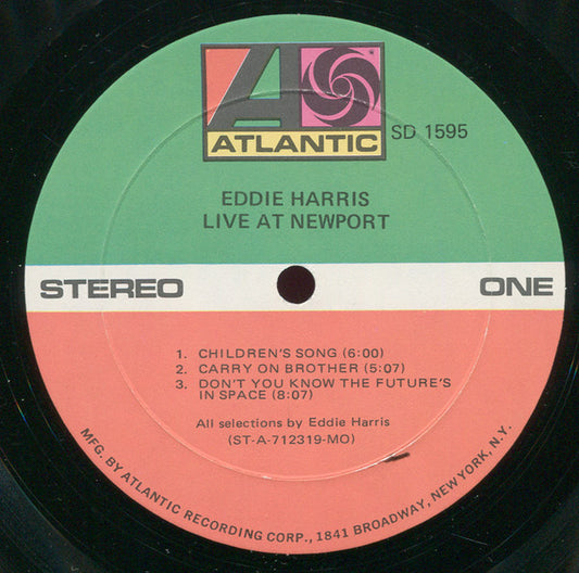 Eddie Harris : Live At Newport (LP, Album, MO)