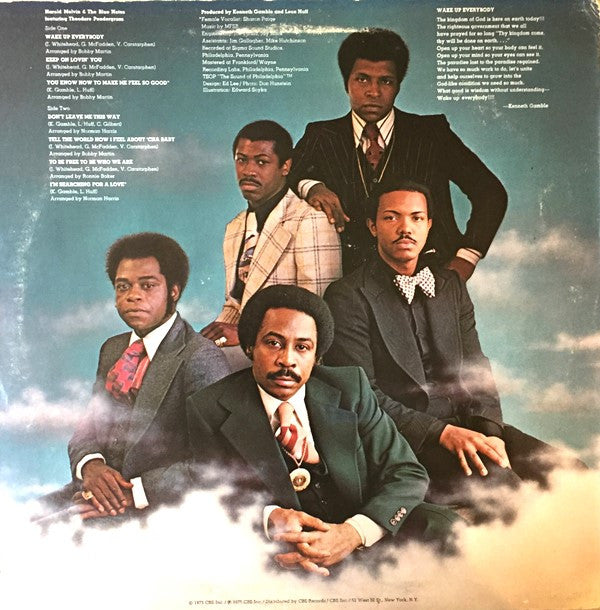 Harold Melvin & The Blue Notes* : Wake Up Everybody (LP, Album, Pit)