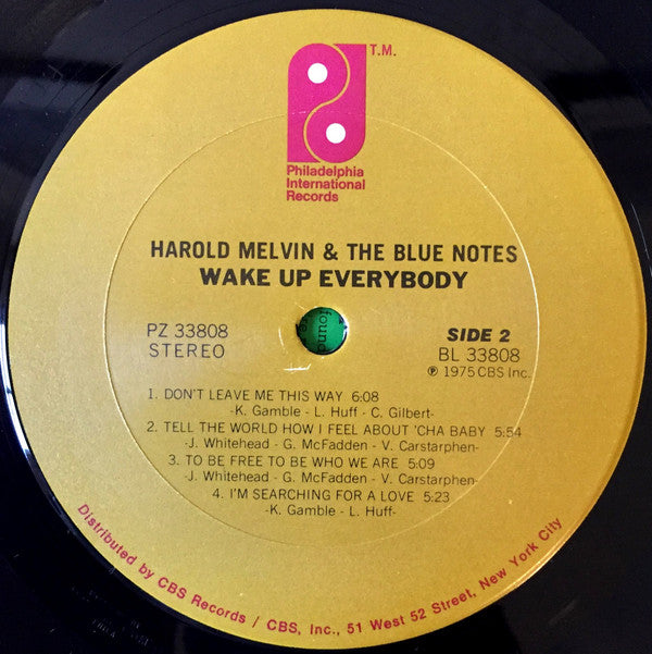 Harold Melvin & The Blue Notes* : Wake Up Everybody (LP, Album, Pit)