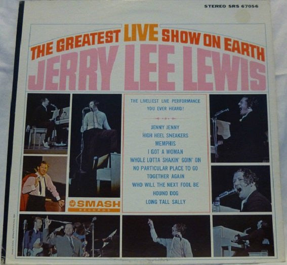 Jerry Lee Lewis : The Greatest Live Show On Earth (LP, Album)